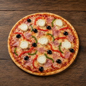 Pizza composée